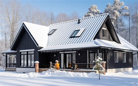 will a metal roof make my house colder|metal roofing in winter.